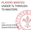 Players wanted 2021