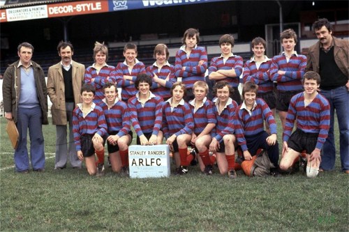 Stanley Rangers U17s French toiur 1980s