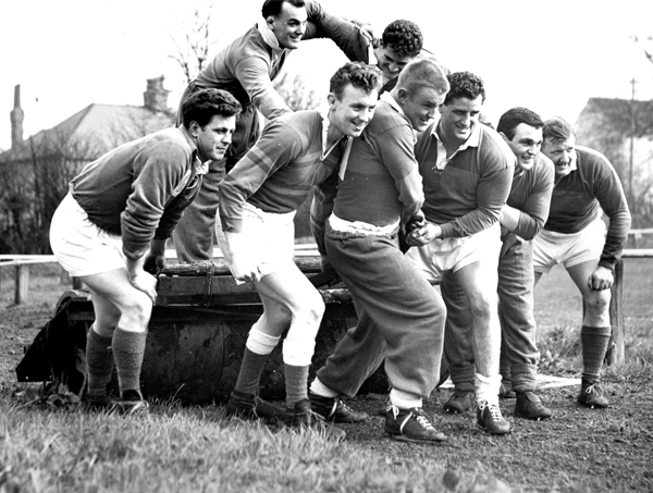 Wakefield Trinity training in the 1960s
