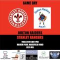 Stanley Rangers v Oulton Raiders game