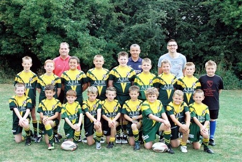 Under 10s Team and Coaches