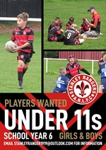 Stanley Rangers Under 11s players poster