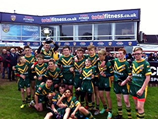 Under 13s with the Wakefield Cup