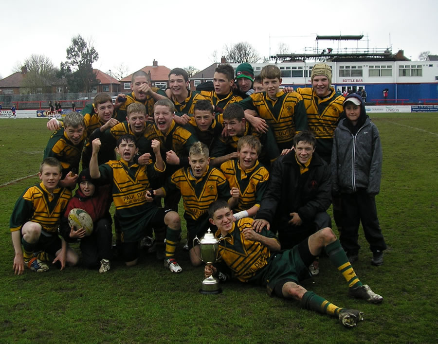 Under 15s winning team, 2006