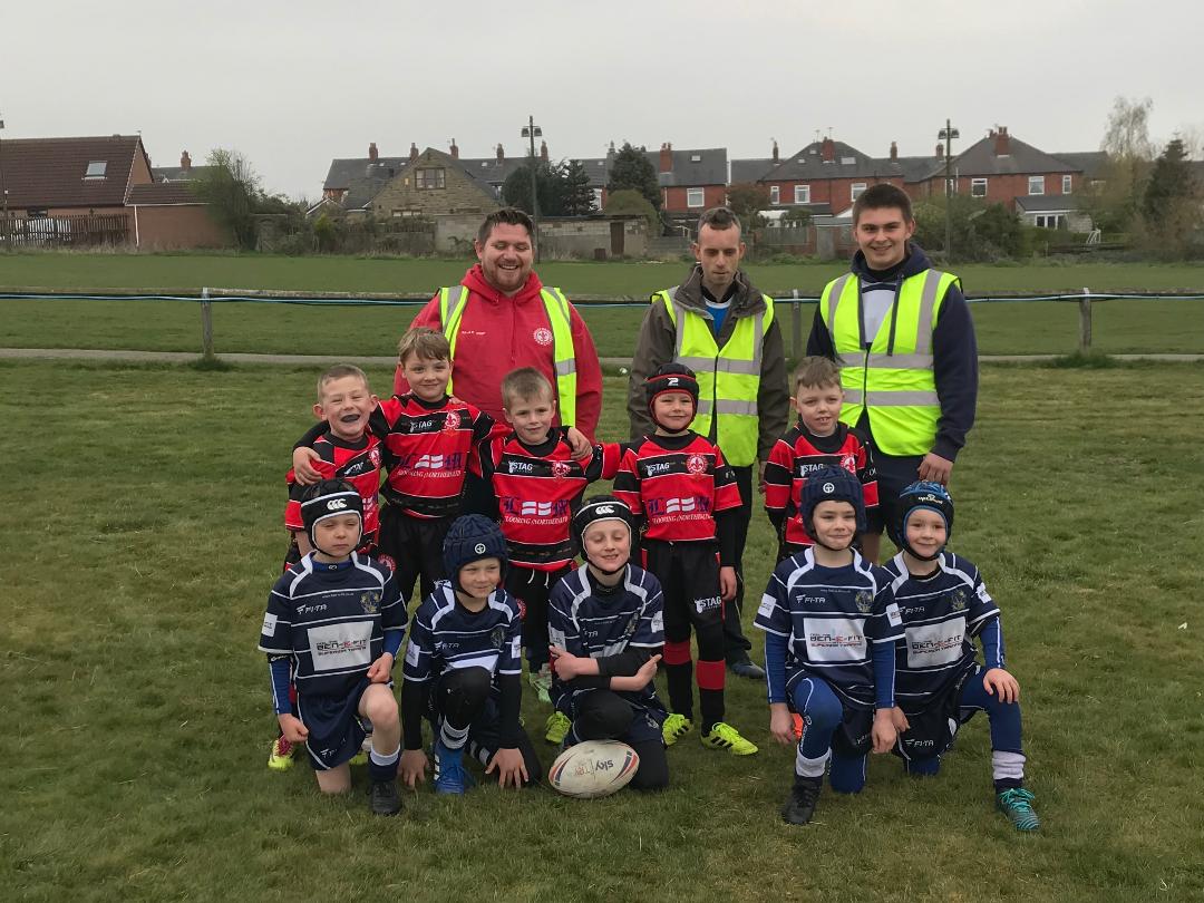 Stanley Rangers and Featherstone Lions U7s