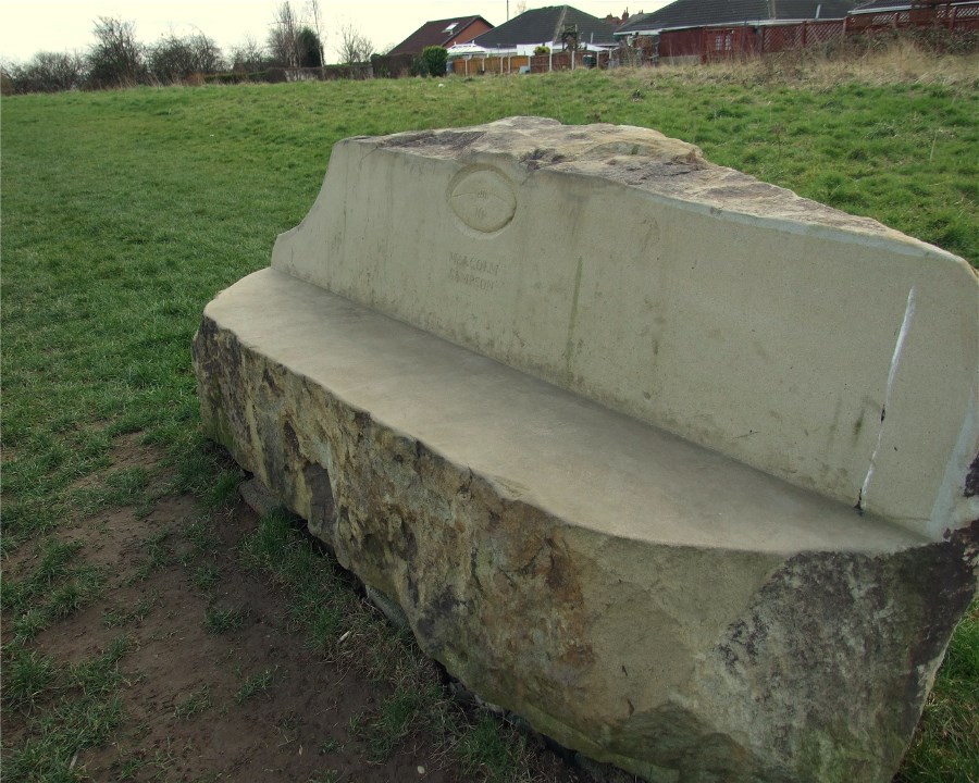 Bench in honour of Malcolm Sampson